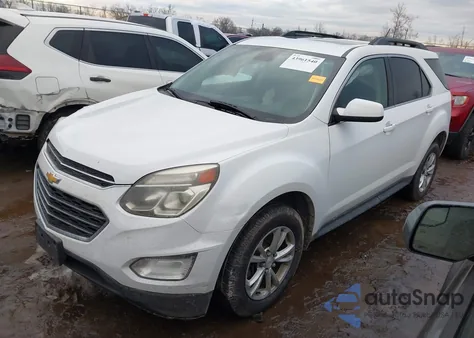 2016 Chevrolet Equinox Lt из США, поврежденный, VIN 2GNALCEK5G6103687